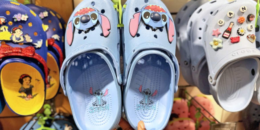 TWO Pairs of Crocs Only $50 (Just $25 Each) – Includes Disney, Hello Kitty, Light-Up Styles, & More