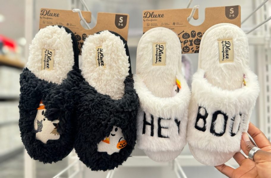 Dearfoam Halloween slippers at target