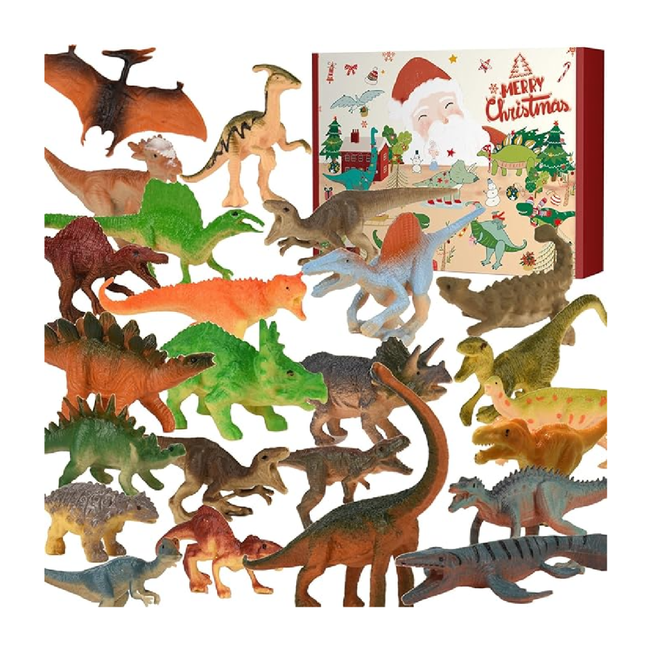 A dinosaur advent calendar for children found on Amazon