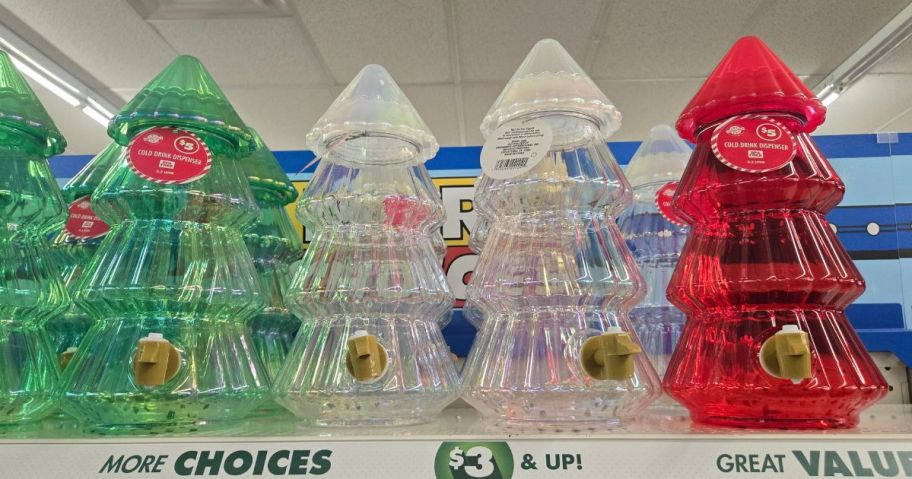 Dollar Tree Christmas Tree Cold Drink Dispenser