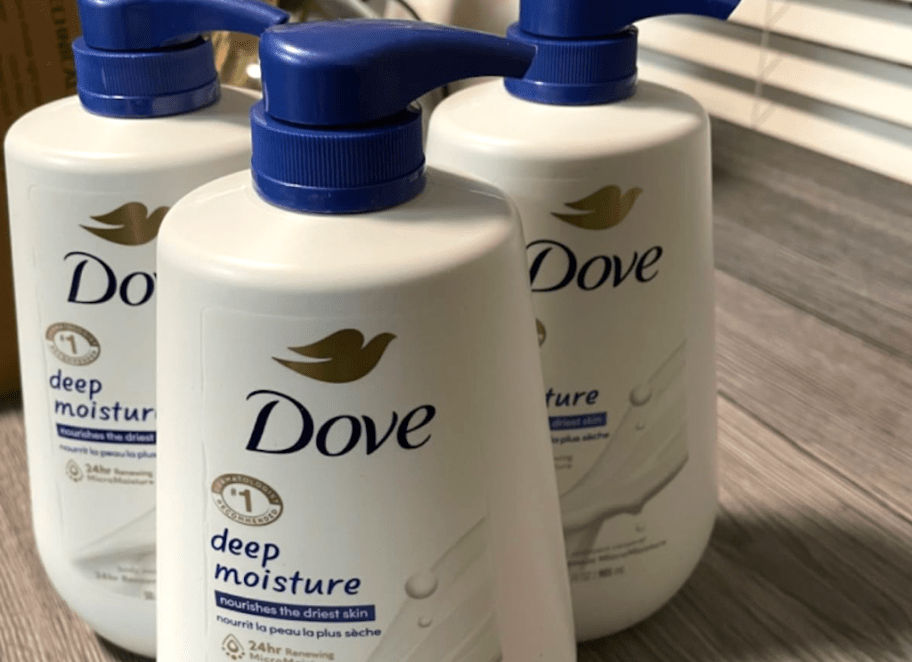 Dove body wash 3 pack 