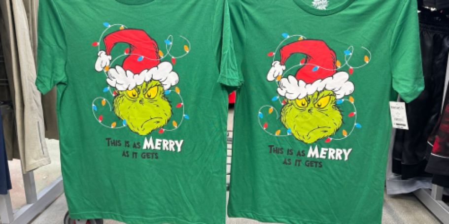 Dr. Seuss Grinch Men’s Graphic Tee Only $8.98 at Walmart