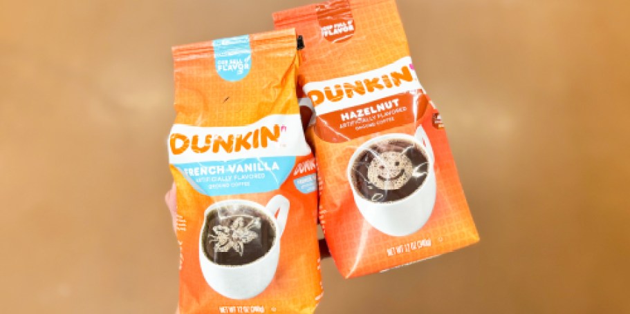 Dunkin’ Ground Coffee 12oz Bags Only $4 Shipped on Amazon (Regularly $8)