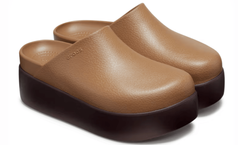 Crocs platform clogs 