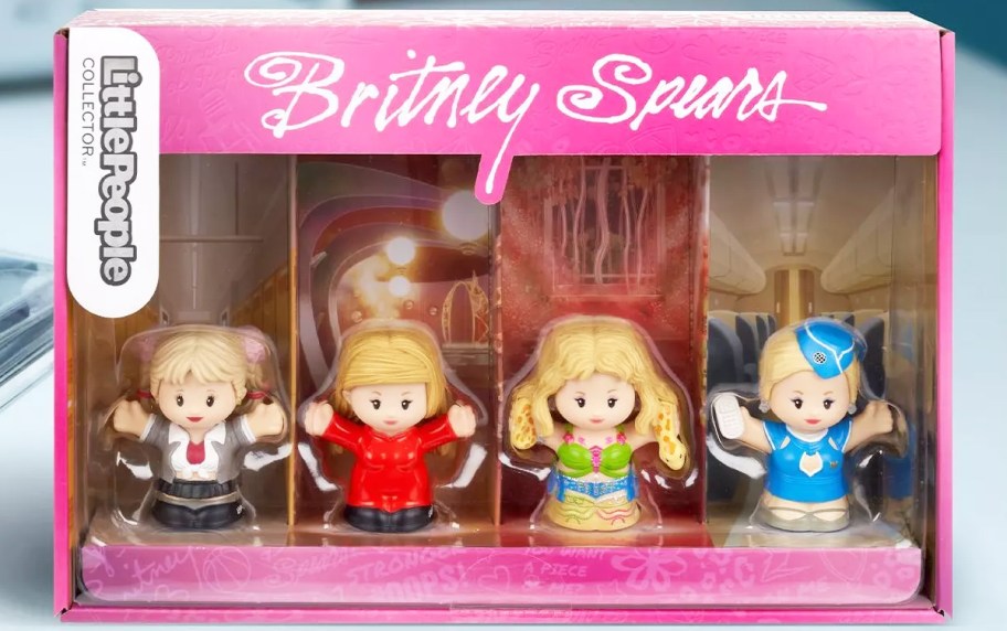 boxed Fisher-Price Little People Britney Spears collector's set