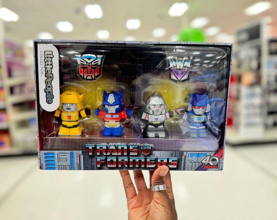 NEW Transformers Little People Collector Set Just $17.49 on Target.online (Reg. $25)