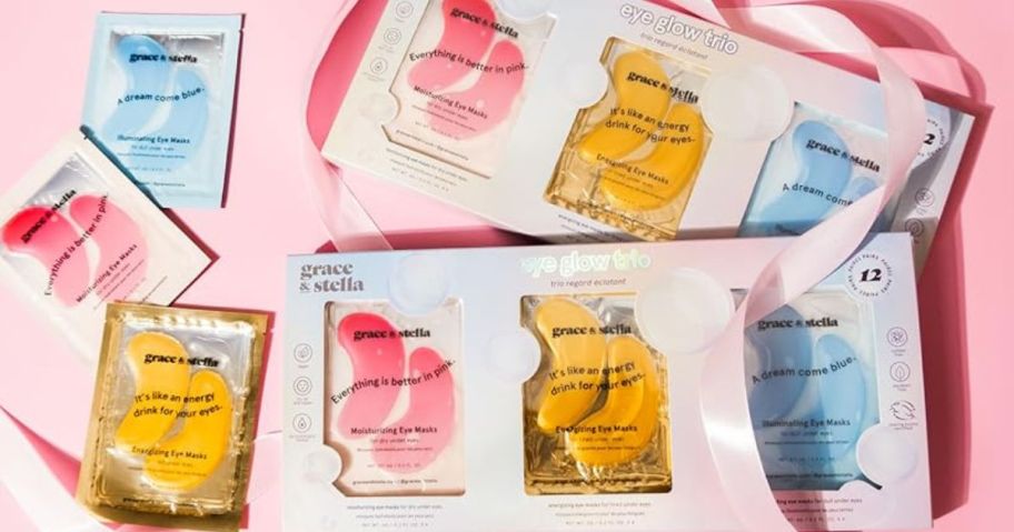 Grace & Stella Eye Glow Trio Eye Mask Sets