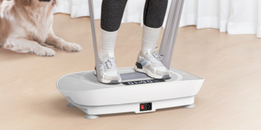 Vibration Plate Exercise Machine Only $83.99 Shipped on Amazon | Improves Circulation & Eases Pain