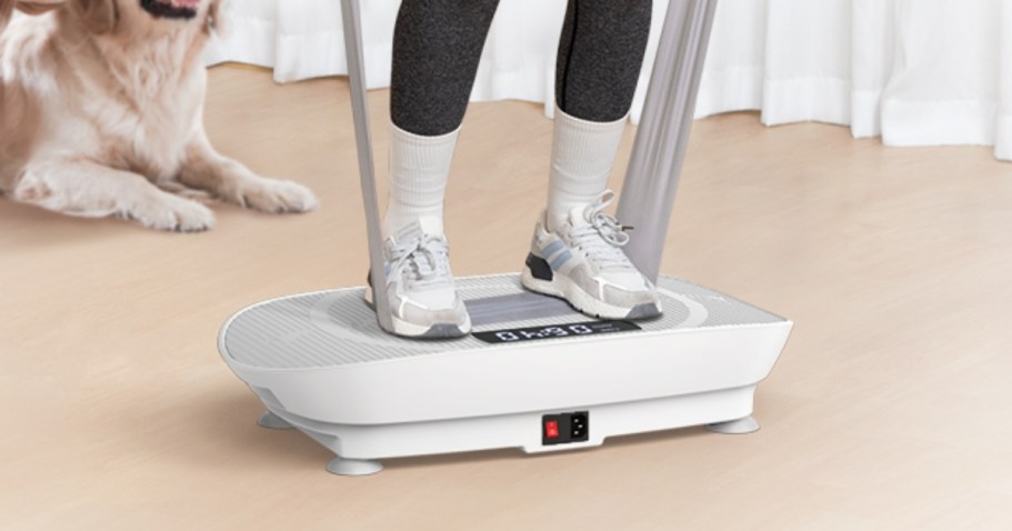 Vibration Plate Exercise Machine Only $83.99 Shipped on Amazon | Improves Circulation & Eases Pain