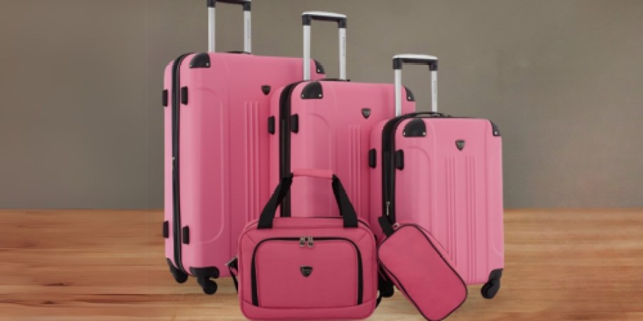 Up to 70% Off Woot Luggage | 5-Piece Travelers Club Hardside Set Just $72.99 Shipped