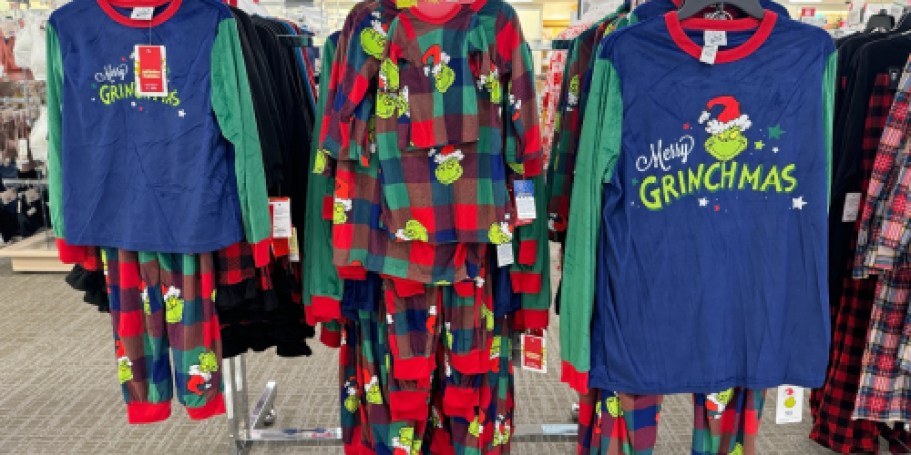 50% Off Kohl’s Matching Family Pajamas (Grinch, Bluey, Disney, & More!)