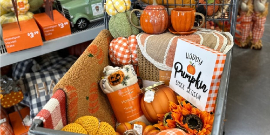 At Home Fall & Halloween Decor from $2.99 (+ FREE Fall Candle TODAY for Rewards Members)!