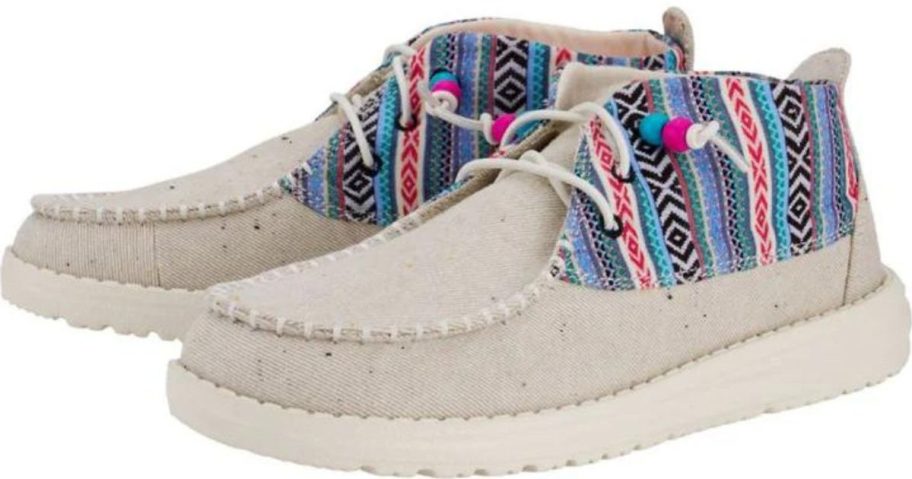 HEYDUDE Women's Wendy Mid Boho Mix Baja