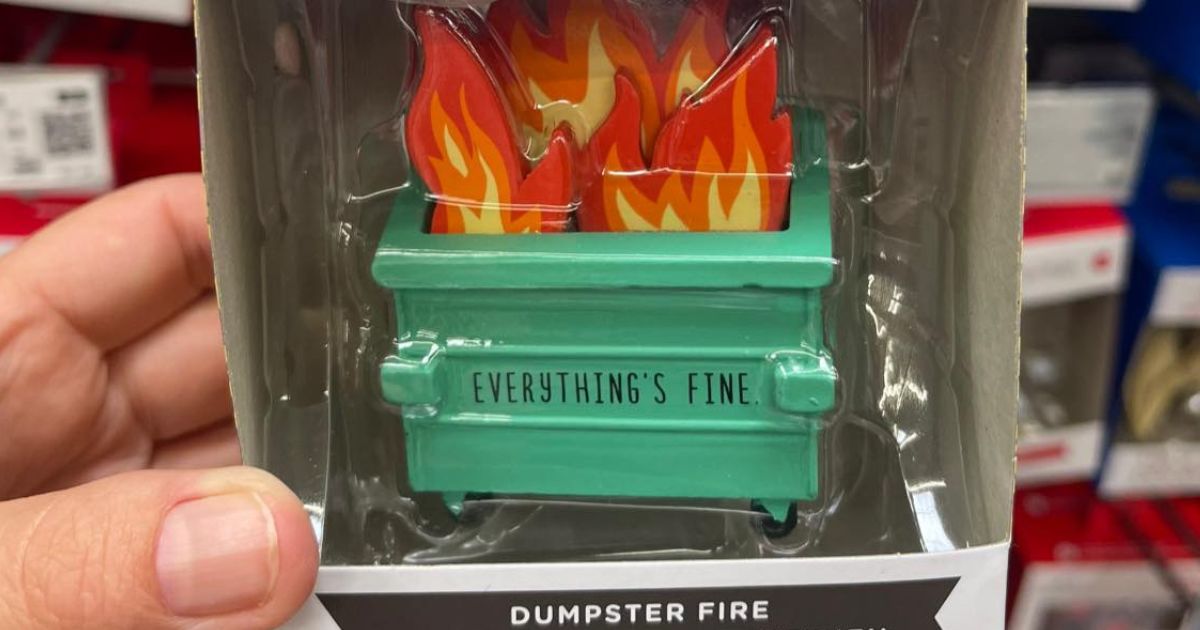 NEW Hallmark Ornaments at Walmart (The Dumpster Fire is Our New Favorite!)