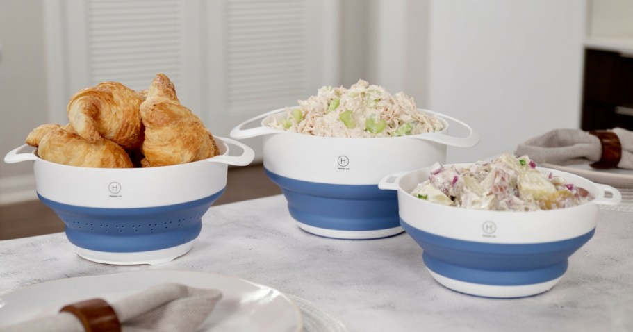 Nestable Colander & Bowls  3-Piece Set Only $11.99 Shipped (Reg. $24)