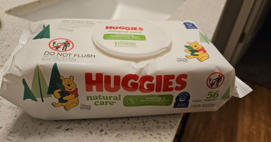 GO! Huggies Natural Care Baby Wipes 448-Count Box Just $10 Shipped on Amazon