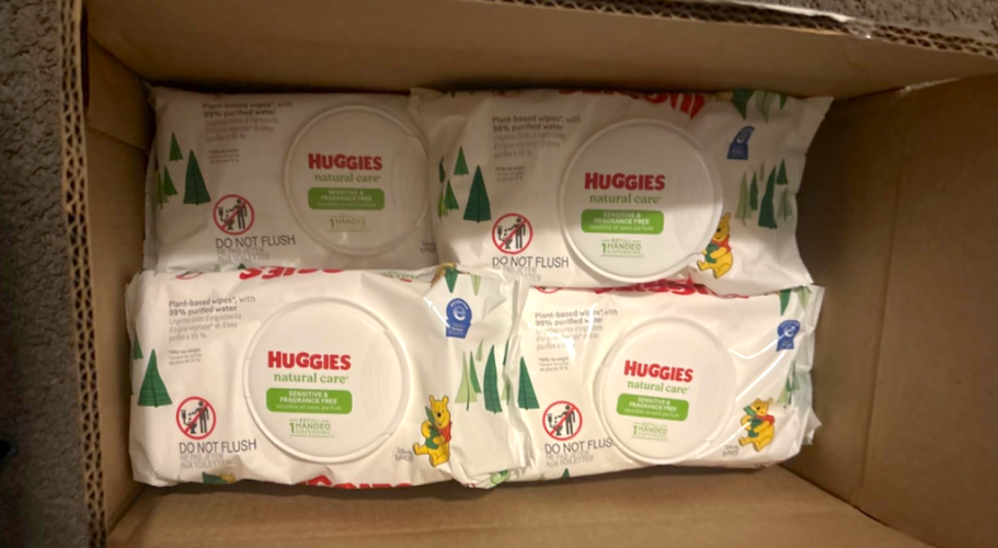 GO! Huggies Natural Care Baby Wipes 448-Count Box Just $10 Shipped on Amazon