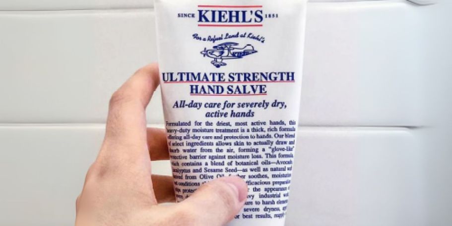 *RARE* 50% Off Kiehl’s Skincare on Macys.online | Ultimate Strength Hand Salve Only $16.50!