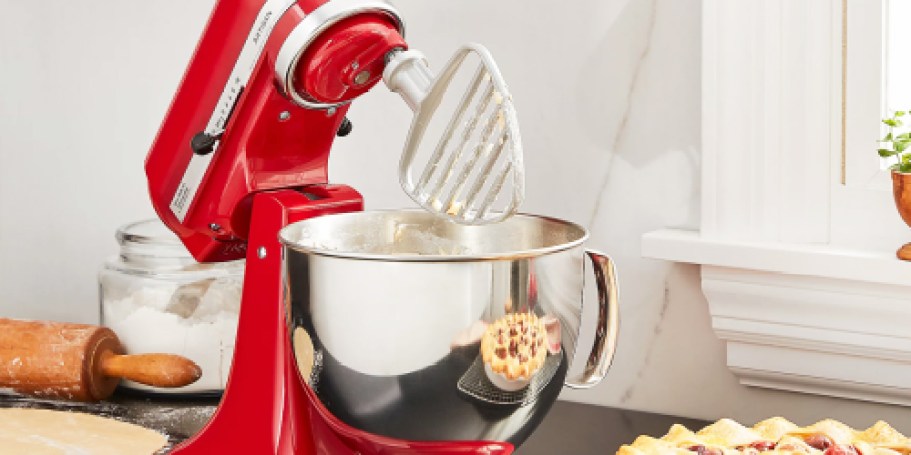 KitchenAid 5-Quart Stand Mixer Bundle from $317 Shipped ($520 Value!) – Includes Pastry & Flex Edge Beaters