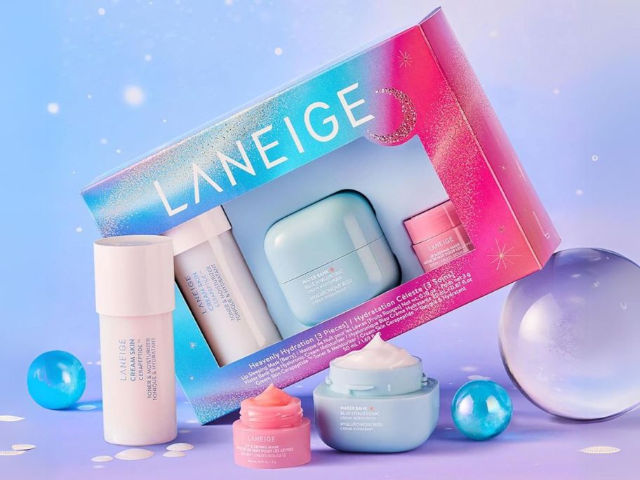 Laneige Heavenly Hydration Set on display