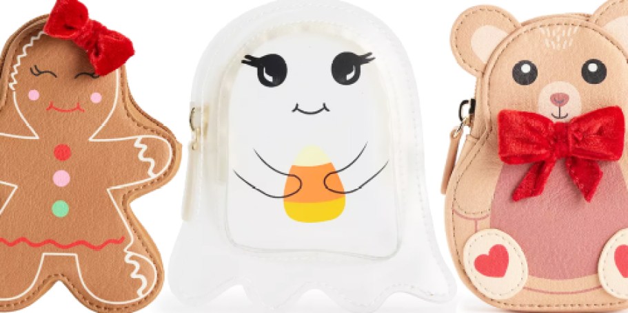 Lauren Conrad Coin Pouches from $11 on Kohls.online – Cute Holiday Designs!