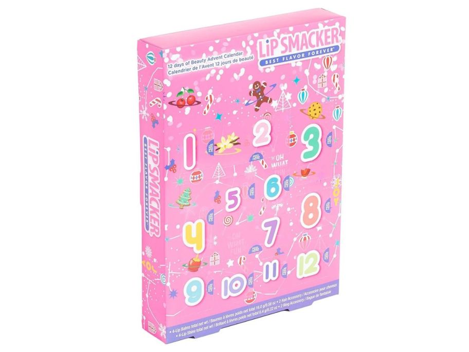 Lip Smacker Holiday 12-Piece Advent Calendar stock image