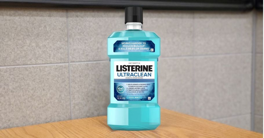 Listerine Mouthwash 1-Liter Bottle Only $4 Shipped on Amazon (Reg. $11)