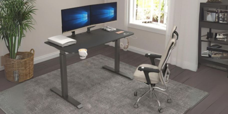 Mainstays Standing Desk w/ Charging Station Only $81.51 Shipped on Walmart.online (Reg. $199)