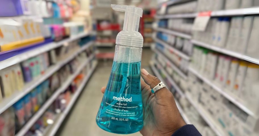 Method Foaming Hand Soap in hand in store