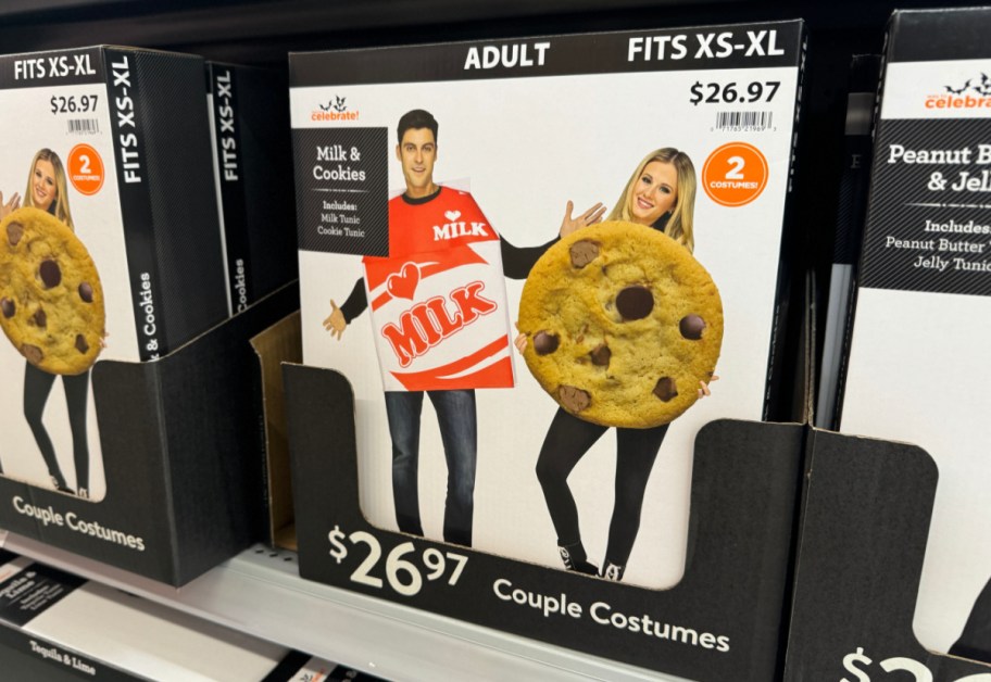 Couples Milk and Cookies Halloween Costume from Walmart