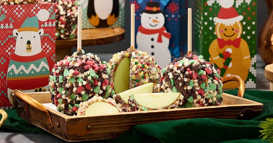 Mrs. Prindable’s Holiday Caramel Apples 10-Pack from $30.98 Shipped (Reg. $73) – Includes Gift Boxes!