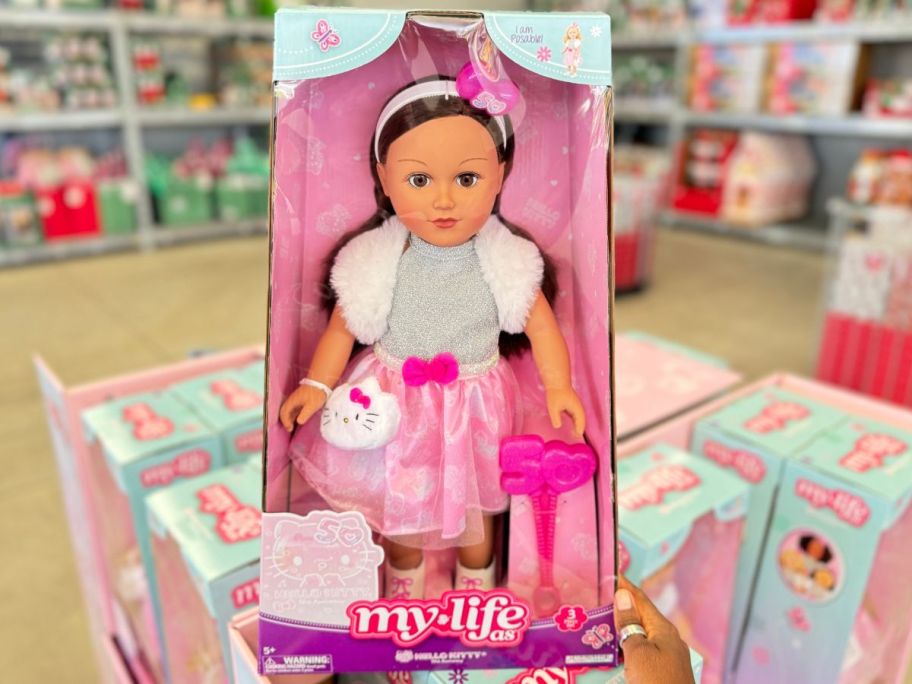 My Life As Hello Kitty 18 Doll - Dark Brunette Straight Hair