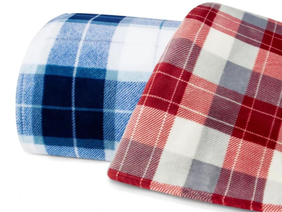 Nautica Ultra Soft Plush Blanket stock image