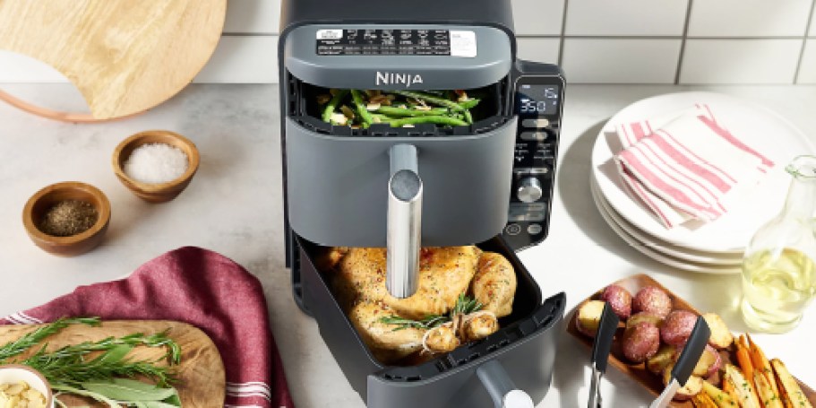 Ninja DoubleStack Air Fryer Bundle from $137.98 Shipped (Reg. $253) – Cook DOUBLE the Food!