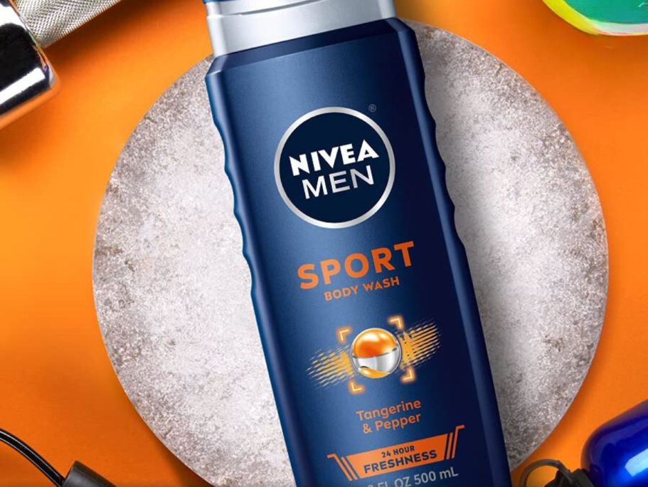 Nivea Men’s Sport Body Wash 3-Pack Only $10 Shipped on Amazon