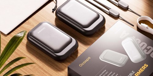 Rechargeable Hand Warmers Set Only $13.79 for Prime Members (Reg. $30)