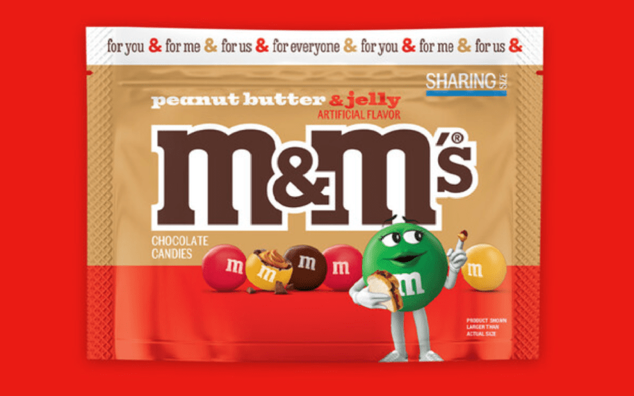 Peanut Butter and Jelly M and Ms