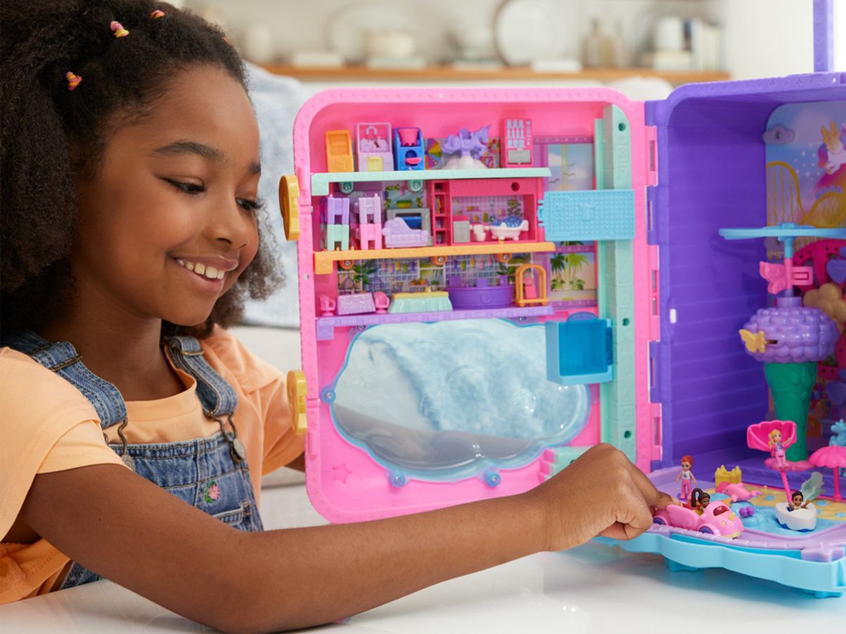 Polly Pocket Pollyville Suitcase Playset JUST $29.99 on Amazon or Target.online (Reg. $60)