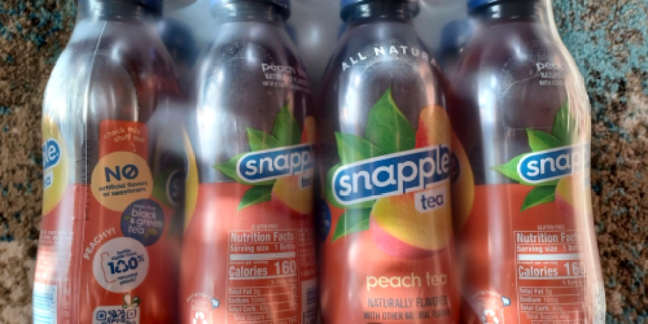 Snapple Peach Tea 12-Pack Just $9.48 Shipped on Amazon