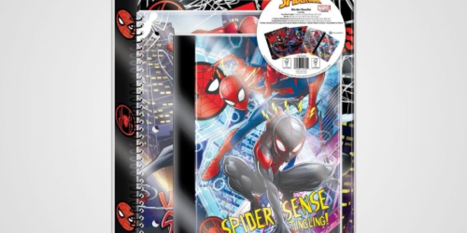 Spider-Man 4-Piece Stationery Bundle Only $3.45 on Walmart.online (Reg. $13)