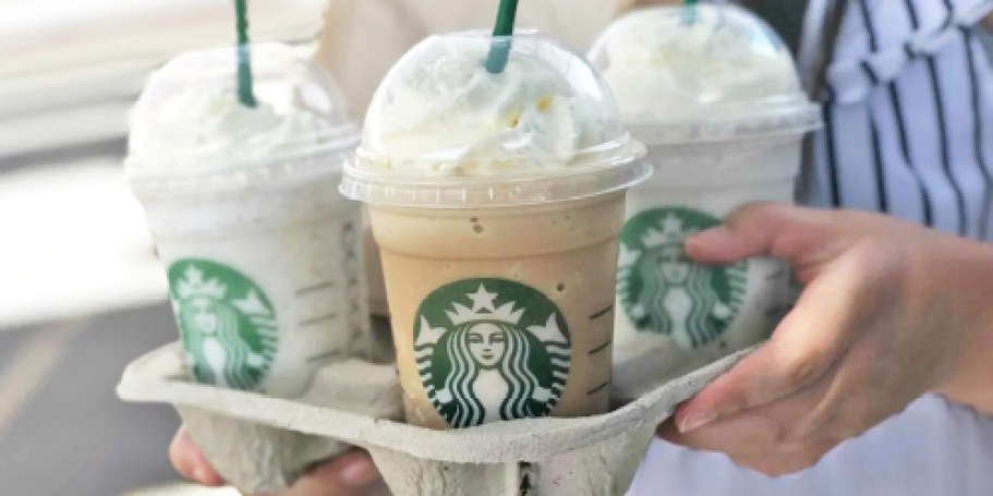 TWO Starbucks Handcrafted Drinks in ANY Size Just $10 on September 21st