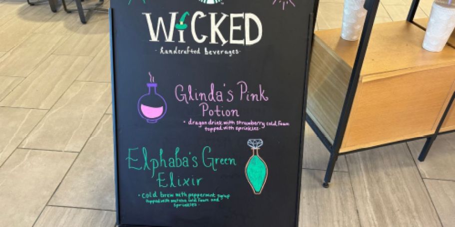 Starbucks Wicked Fall Drinks Drop Oct. 22nd – Are You an Elphaba or Glinda?