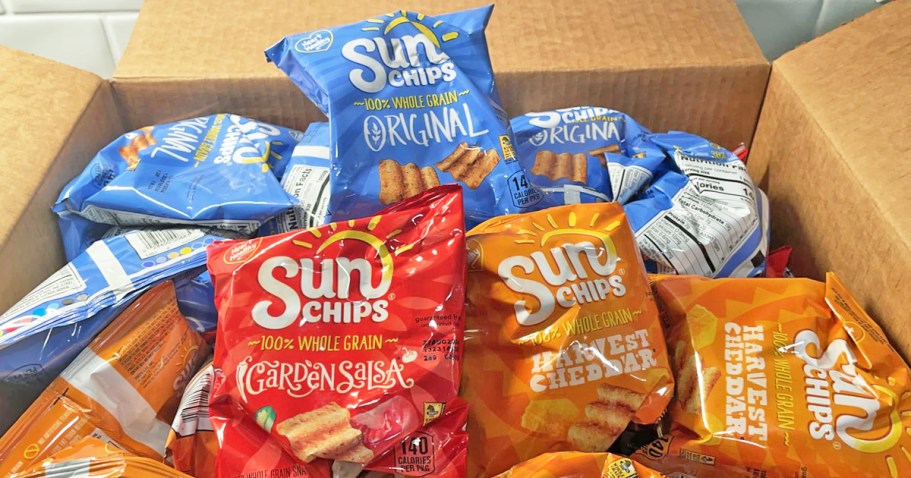 SunChips 40-Count Variety Pack Only $14 Shipped on Amazon