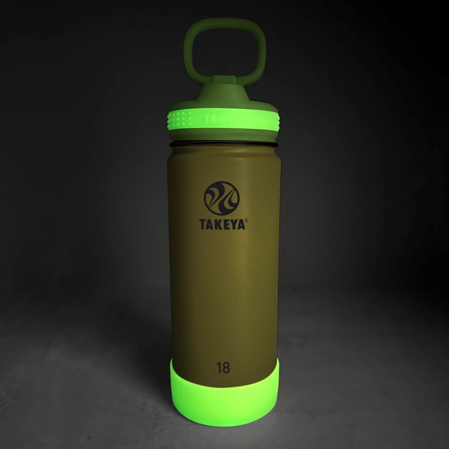 Glow in the dark water bottle 