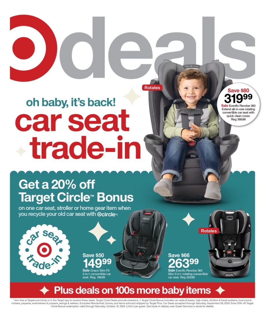 page from Target ad