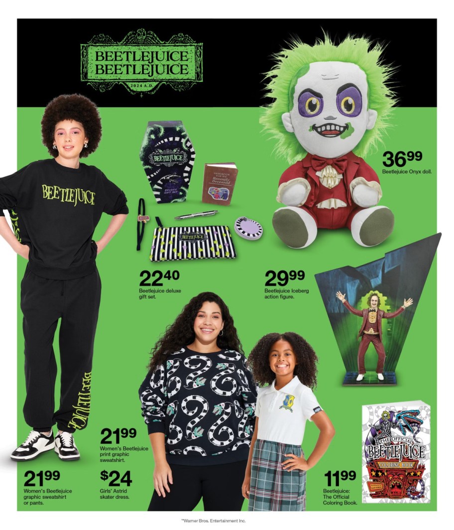 page from Target ad