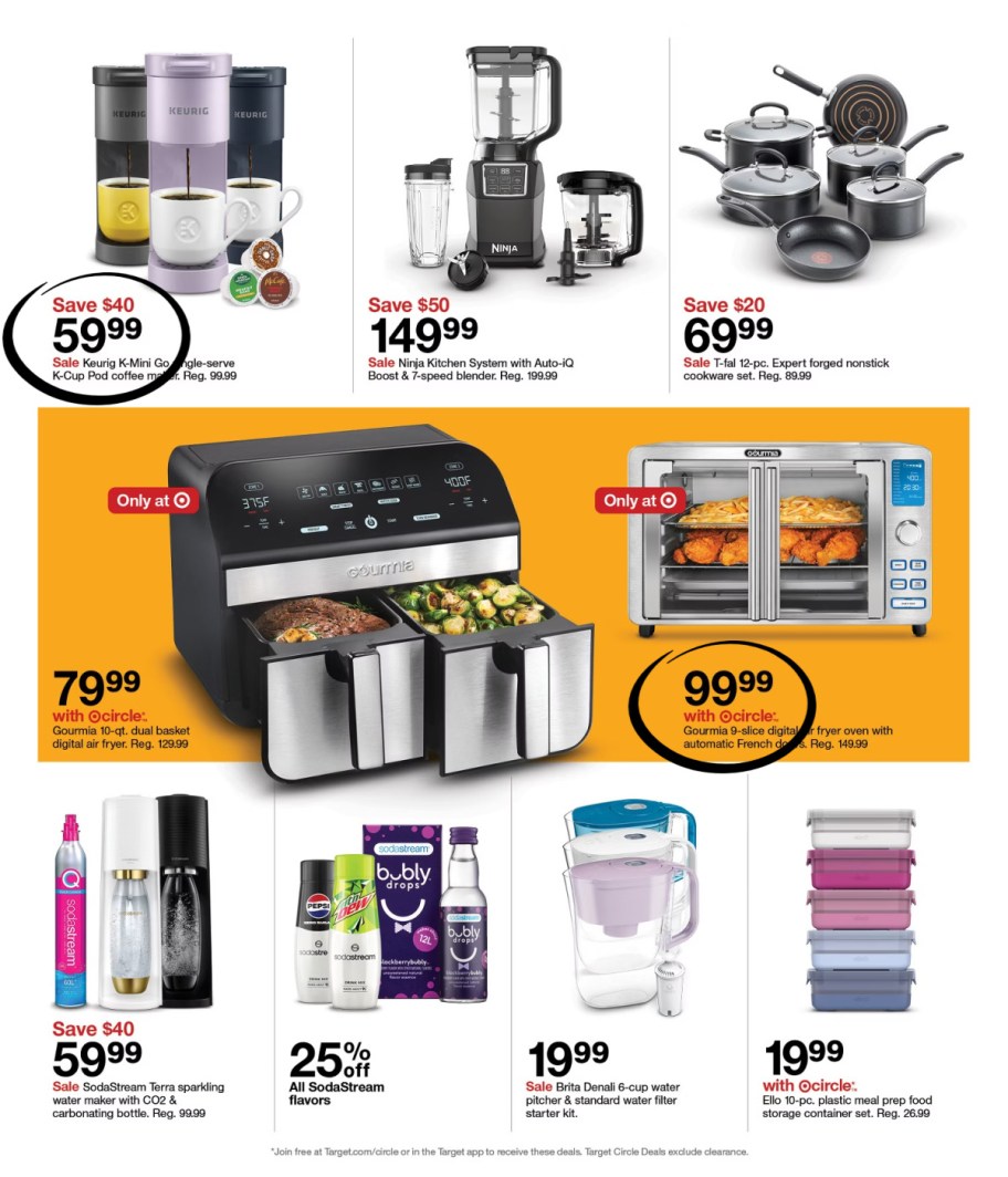 page from Target ad