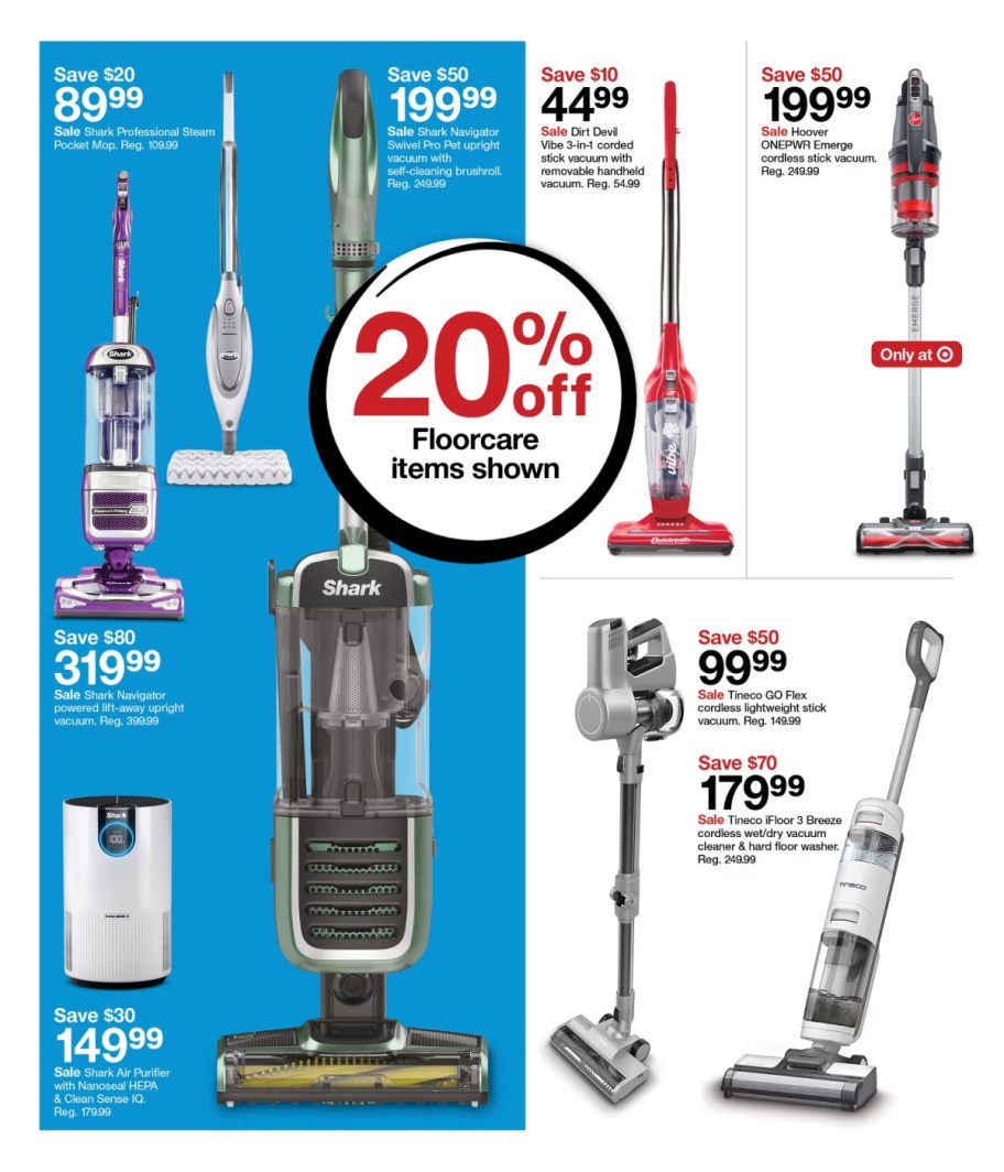 page from Target ad