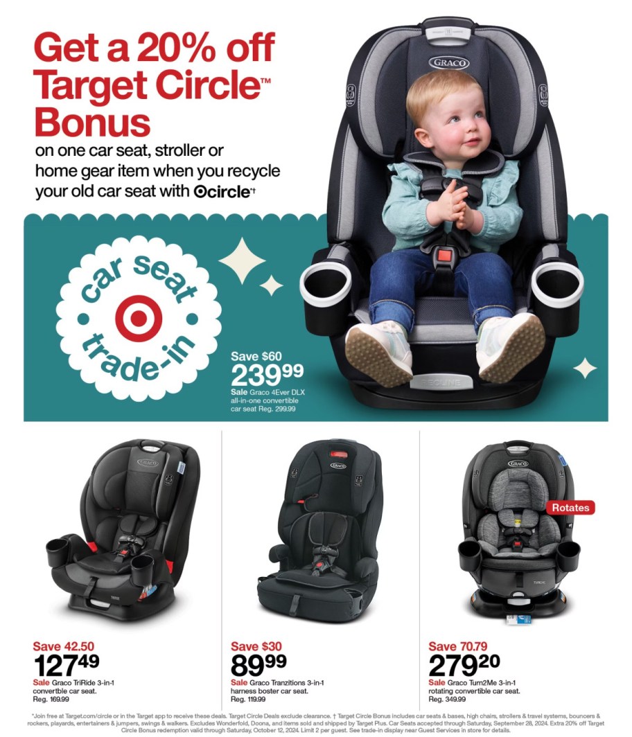 page from Target ad