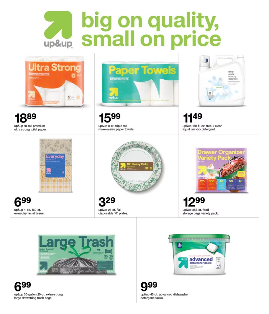 page from Target ad